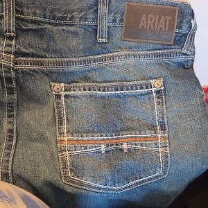 Ariat Men's Relaxed Fit Blue Jeans